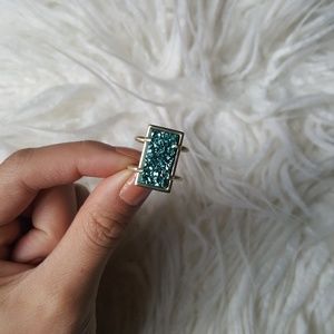 Lennox Adjustable Drusy Ring